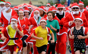 Christmas run in London